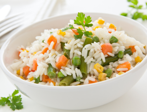 Przepis na ryż z warzywami